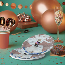 Papierplatte Pappteller