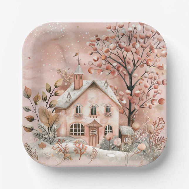 Papierplatte Pappteller (Vorderseite)