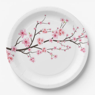 PAPIERPLATTE: SAKURA BLOSSOME PAPPTELLER