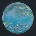 PAPIERPLATTE: "WASSERLILIEN" NACH MONET PAPPTELLER<br><div class="desc">"WASSERLILIEN" VON CLAUDE MONET</div>
