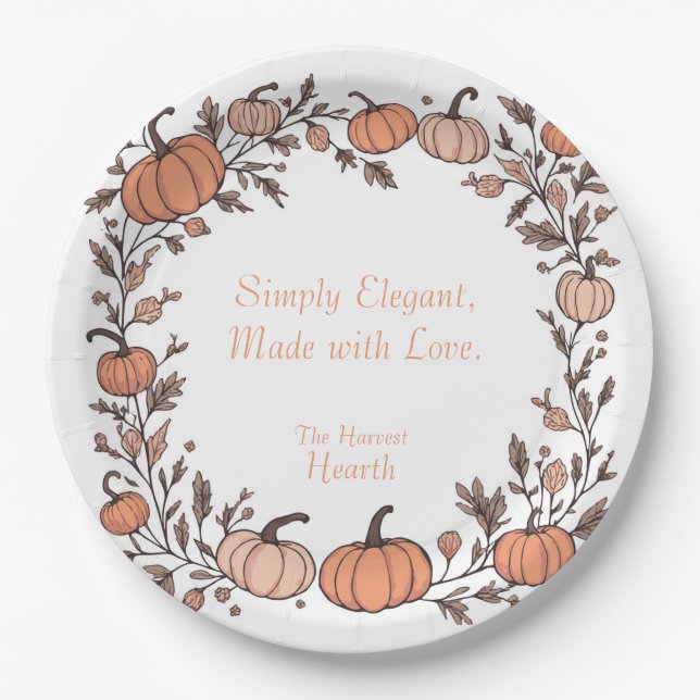 Papierplatte (weiß) pappteller (Vorderseite)