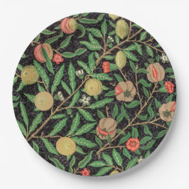 PAPIERPLATTE: WILLIAM MORRIS : POMEGRANATE PAPPTELLER