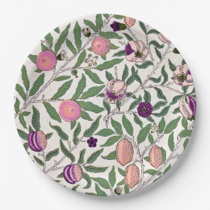 PAPIERPLATTE: WILLIAM MORRIS : POMEGRANATE PAPPTELLER