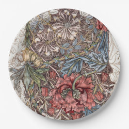 PAPIERPLATTE: WILLIAM MORRIS : WILD TULIP PAPPTELLER