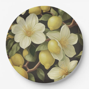 Papierplatten Blumenzähne Hochzeit/Dusche Pappteller