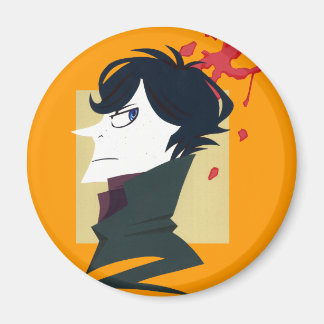 Papierportrait Magnet