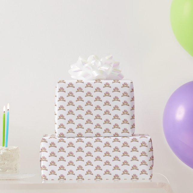Papierrolle für das Crown Wrapping von Princess Geschenkpapier (Partygeschenke)