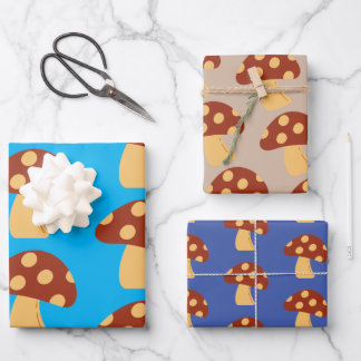 Papiers à champignons Envelopper Papier à feuilles