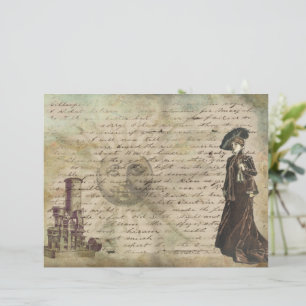 Papiers à gratte-ciel vintage victorien