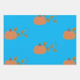 Papiers citrouilles Envelopper Papier Papier Plat