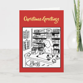 Papiers Papeterie Magasin Carte de Noël