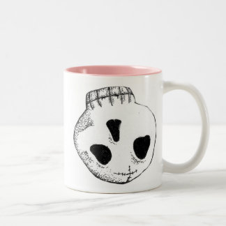 Papierschädel-Tasse Zweifarbige Tasse