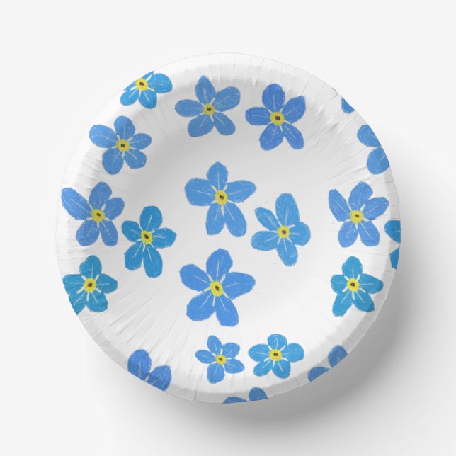 Papierschale für vergessene Blume Pappteller (Vorderseite)