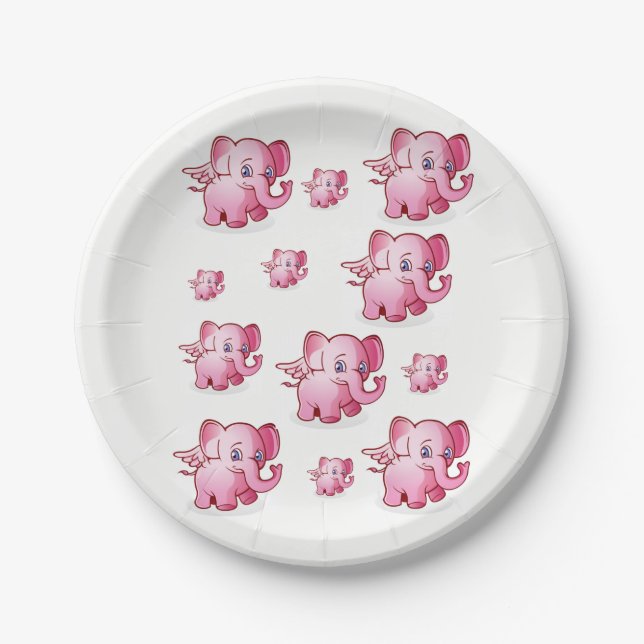 Papierschalen Schweine Pappteller (Vorderseite)