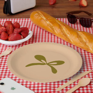 Papierscheibe Pappteller