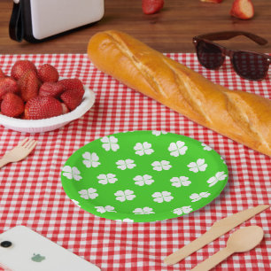 Papierschild mit Geschmack Pappteller