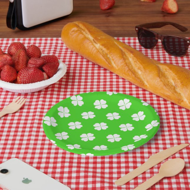 Papierschild mit Geschmack Pappteller (Picknick)