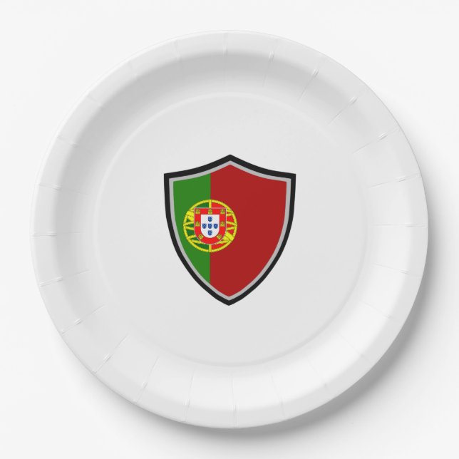 Papierschild Pappteller (Vorderseite)