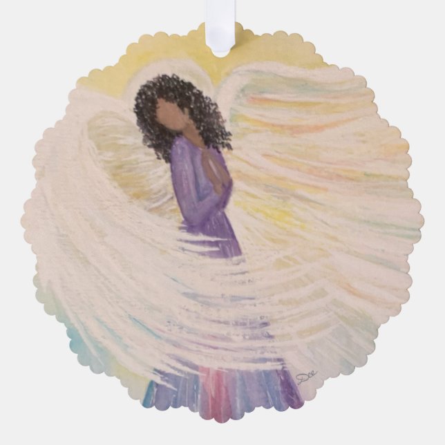 Papierschmuck aus dem Humble Engel (Frazier/Penner Ornament Karte (Vorderseite)