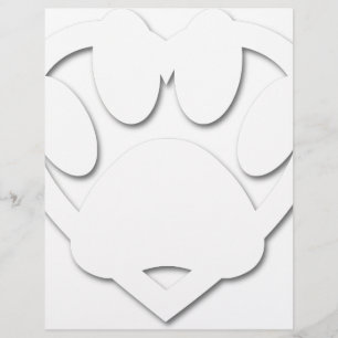 Papierschnitt Dose und Herzform
