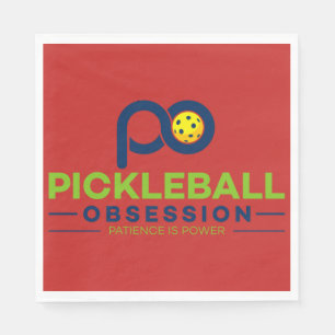 Papierservietten für das Pickleball besessen