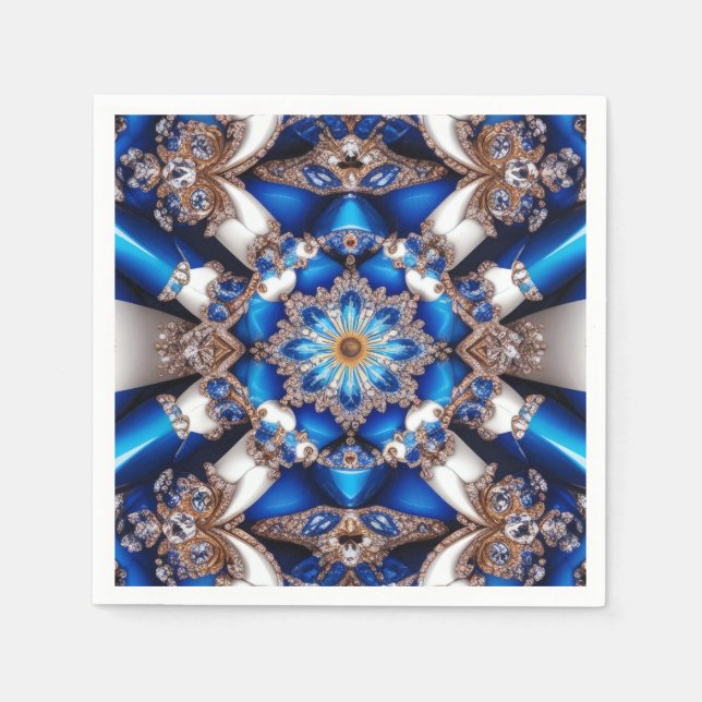 Papierservietten mit argentinischem Farbdesign (Vorderseite)