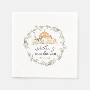 Papierservietten, Servietten von Nutztieren