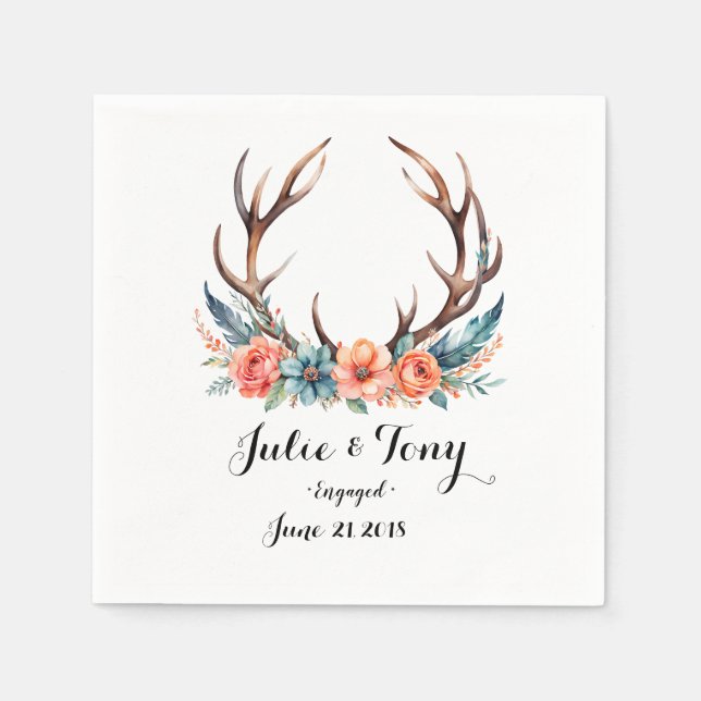 Papierservietten von STAG & DEER WEDD (Vorderseite)