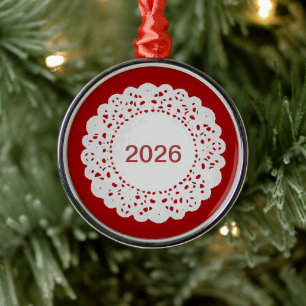 Papierspitzen Ornament Aus Metall