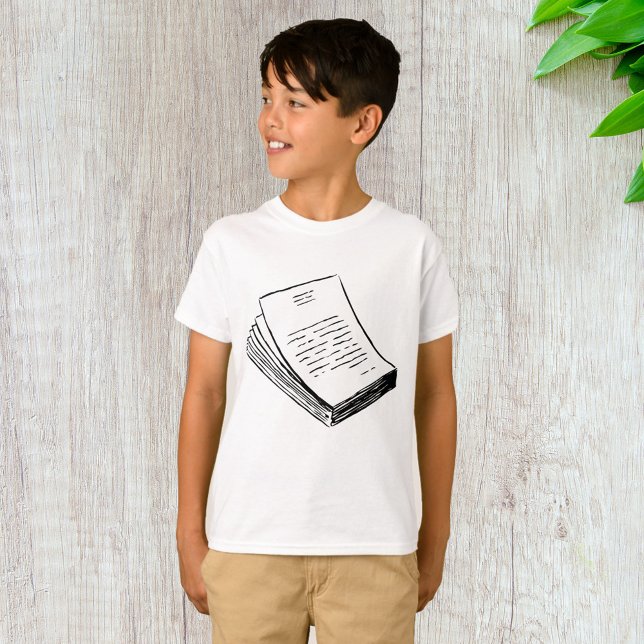 Papierstapel T-Shirt (Von Creator hochgeladen)