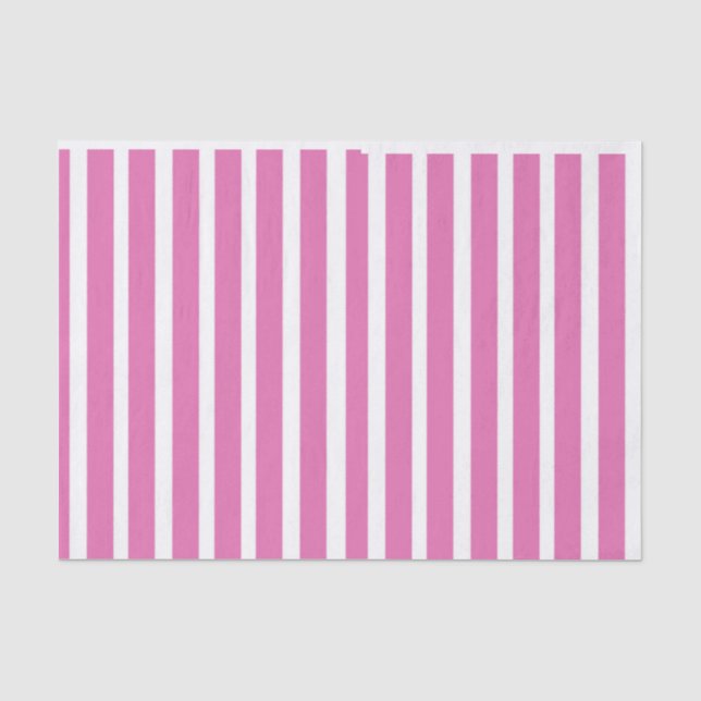 Papierstreifen mit rosa Streifen Seidenpapier (Vorderseite)