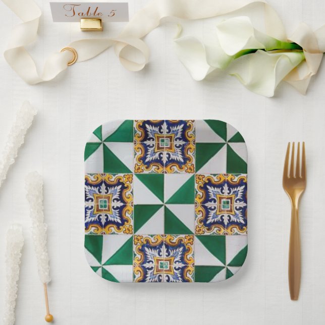 Papiertafel 36 pappteller (Hochzeit)