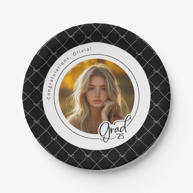 Papiertafel für die Schwarz-weiße Foto-Graduierung Pappteller (Vorderseite)