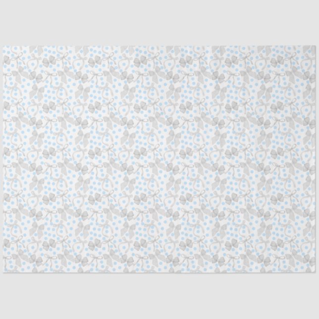 Papiertafel für graue und blaue Punkte Seidenpapier (Vorderseite)