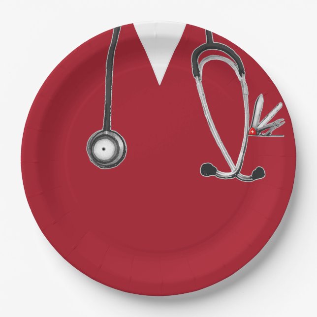 Papiertafel für Krankenversicherer Pappteller (Vorderseite)