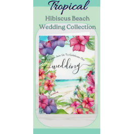 Papiertafel für tropische Hibiskus Serviette