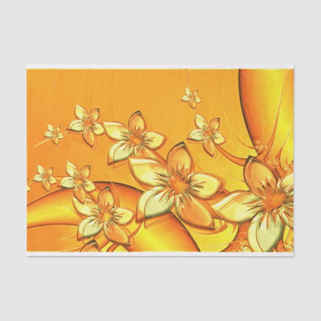 Papiertaschentuch für hawaiianische Blume Seidenpapier (Vorderseite)