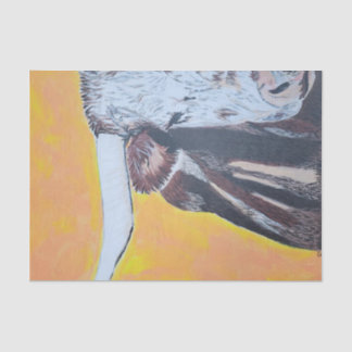 Papiertaschentuch, langes Horn Seidenpapier