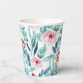 Papiertasse für Babydusche mit niedlichem Design. Pappbecher