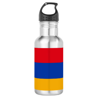 Papiertasse mit armenischer Flagge Edelstahlflasche