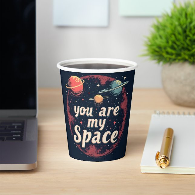 Papiertasse mit Valentiner Tagesdesign Pappbecher (InSitu)