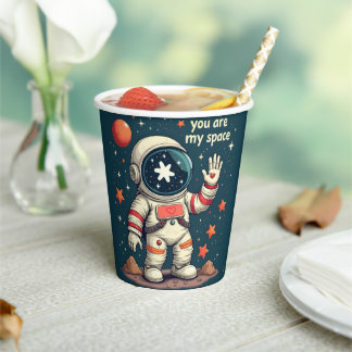 Papiertasse mit Valentiner Tagesdesign Pappbecher