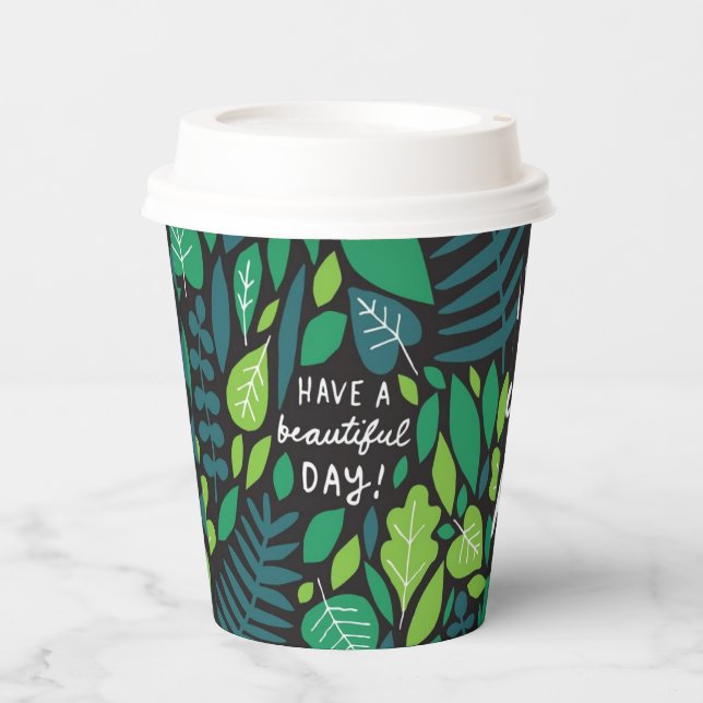 Papiertasse Pappbecher (Vorderseite)