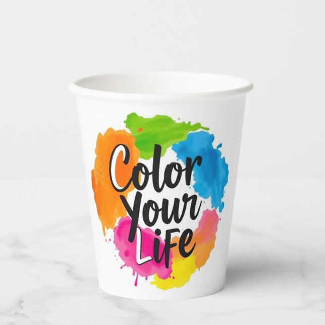 Papiertasse Pappbecher (Vorderseite)