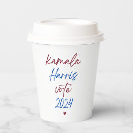 Papiertassen für Kamala Harris 2024 Pappbecher
