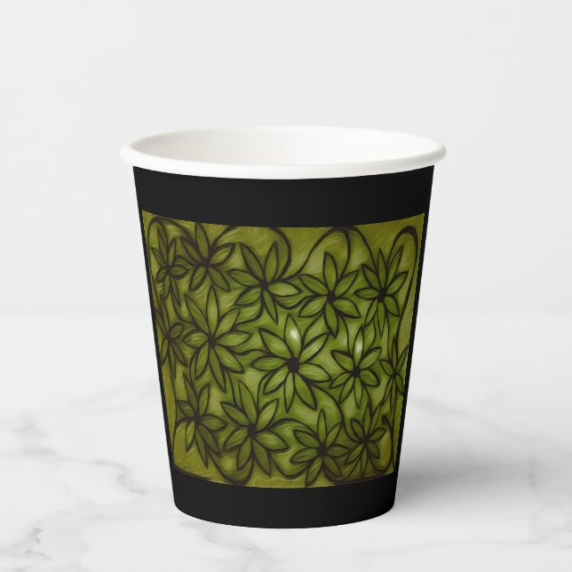 Papiertassen Pappbecher (Vorderseite)