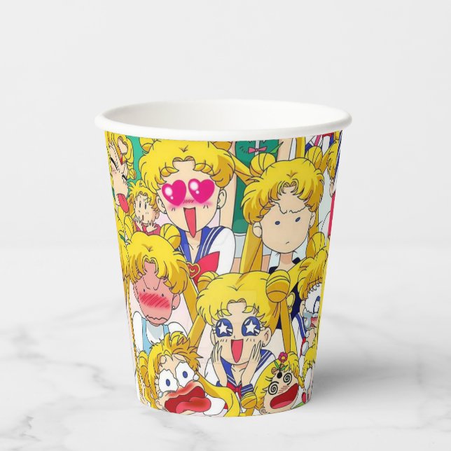 Papiertassen Pappbecher (Vorderseite)