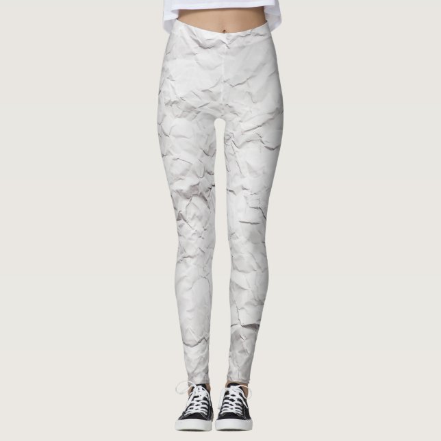 Papiertextur, detaillierter Hintergrund. Leggings (Vorderseite)