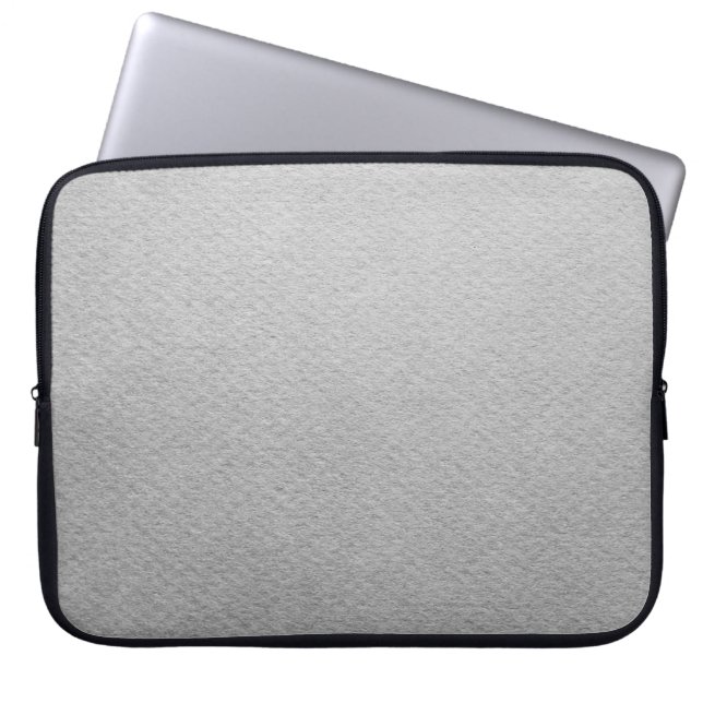 Papiertextur in Graufarbe Laptopschutzhülle (Vorderseite)