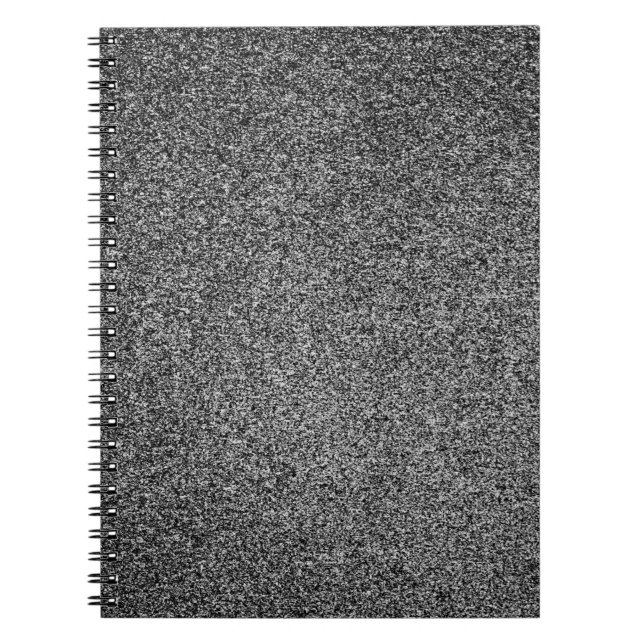 Papiertextur in Graufarbe Notizblock (Vorderseite)
